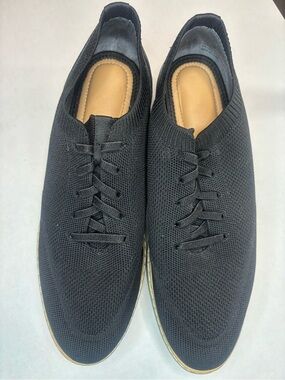 Kelly & Katie Austin Womens Black Mesh Lace Up Sneakers 8